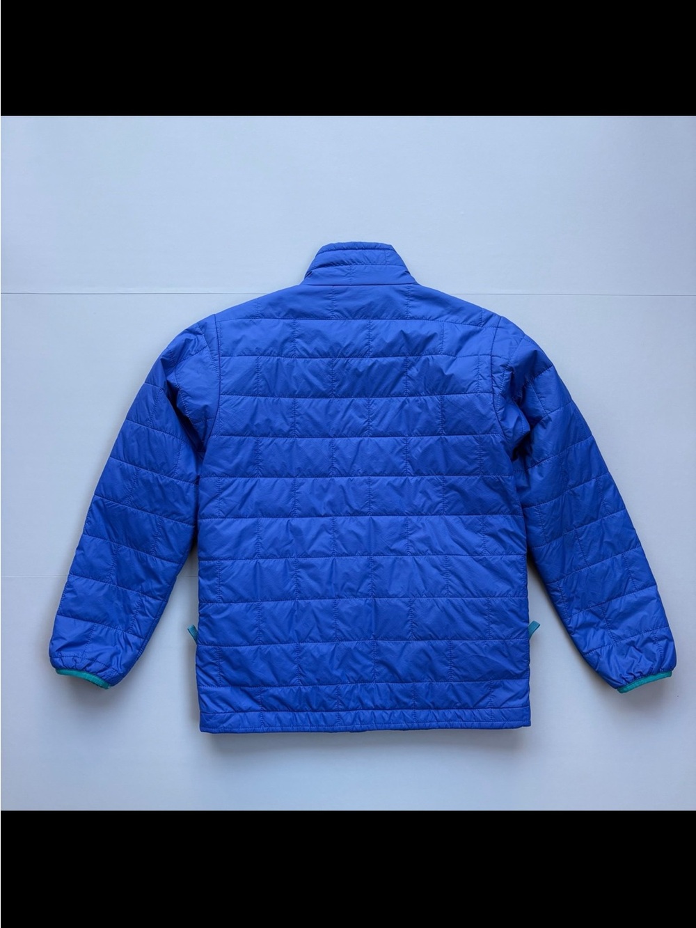 Patagonia Kids Nano Puffer Jacket Size Large 12 blue like NEW - Picture 2 of 8